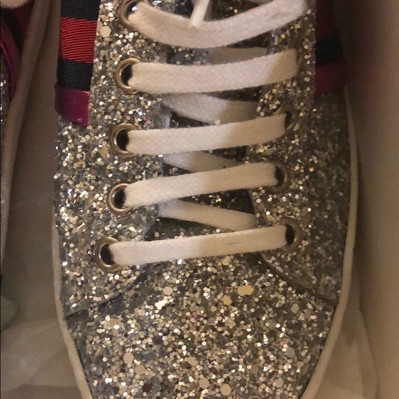 Gucci Ace glitter women’s silver - Picture 4 of 5